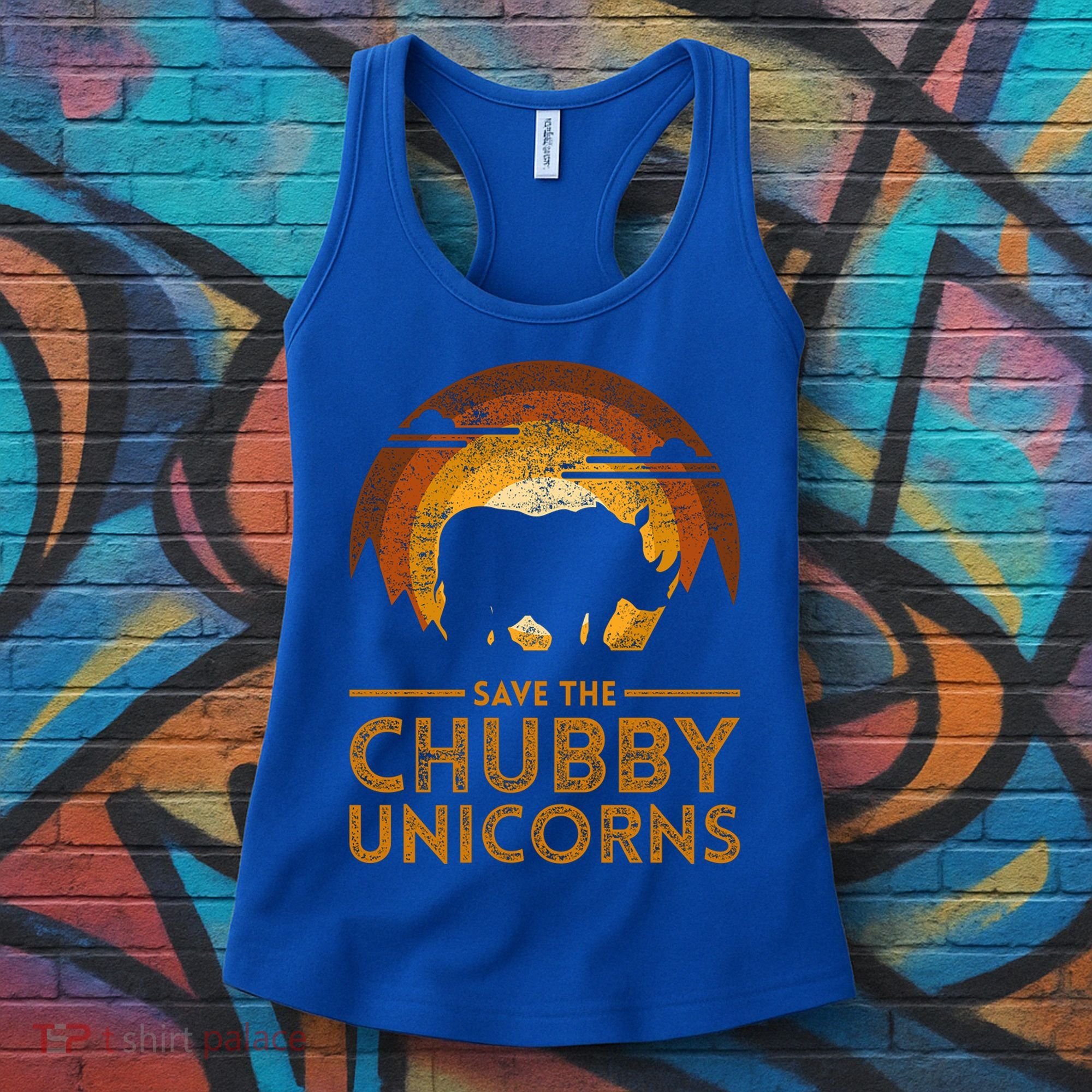 Save The Chubby Unicorns Rhino  Women's Tank Top