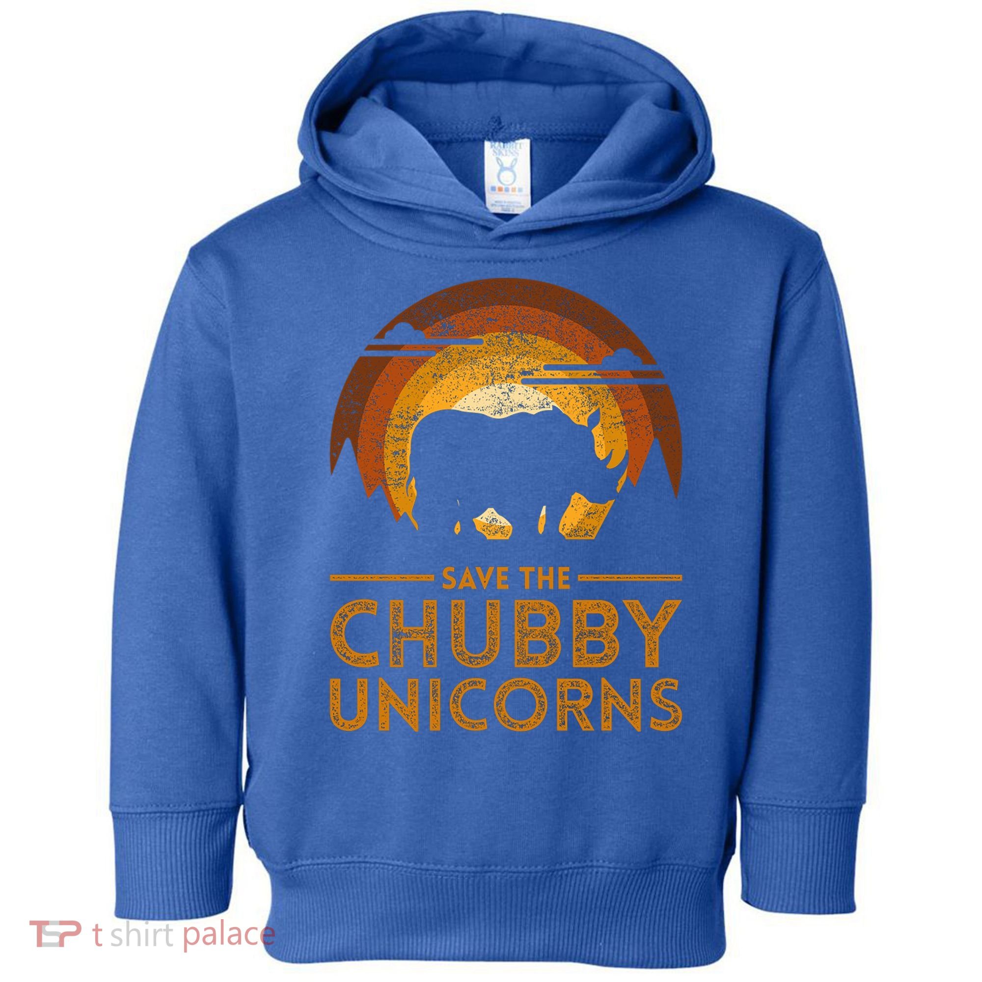 Save The Chubby Unicorns Rhino  Toddler Hoodie