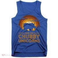 Save The Chubby Unicorns Rhino  Tank Top thumb 0