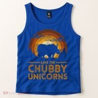Save The Chubby Unicorns Rhino  Tank Top thumb 2