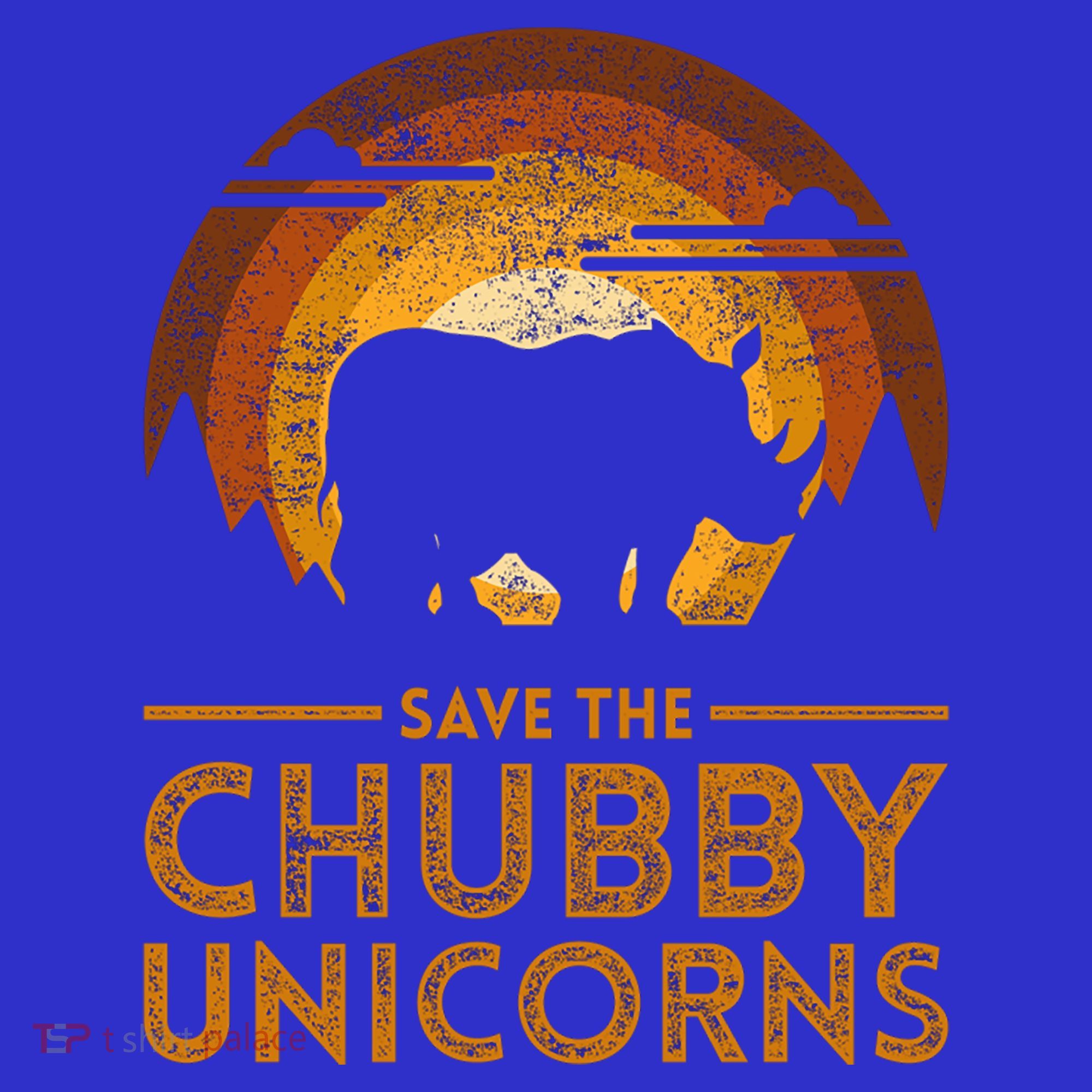 Save The Chubby Unicorns Rhino  Tank Top