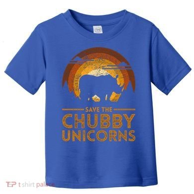 Save The Chubby Unicorns Rhino  Toddler T-Shirt