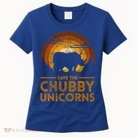 Save The Chubby Unicorns Rhino  Women's T-Shirt thumb 0