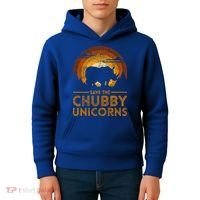 Save The Chubby Unicorns Rhino  Kids Hoodie thumb 4