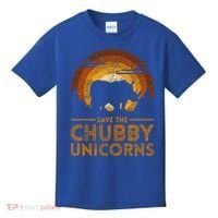 Save The Chubby Unicorns Rhino  Kids T-Shirt thumb 0