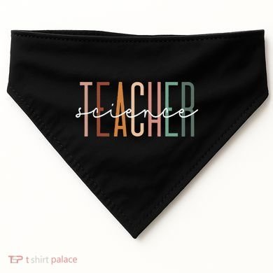 Science Teacher Chemist Physicist School Worker Appreciation USA-Made Doggie Bandana