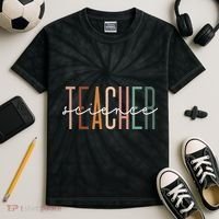 Science Teacher Chemist Physicist School Worker Appreciation Kids Tie-Dye T-Shirt thumb 2