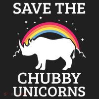 SAVE THE CHUBBY UNICORNS Gift Rhino Conservation Rainbow Tumbler thumb 3