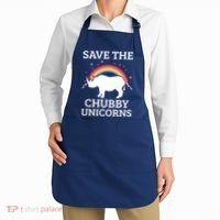 SAVE THE CHUBBY UNICORNS Gift Rhino Conservation Rainbow Apron thumb 2