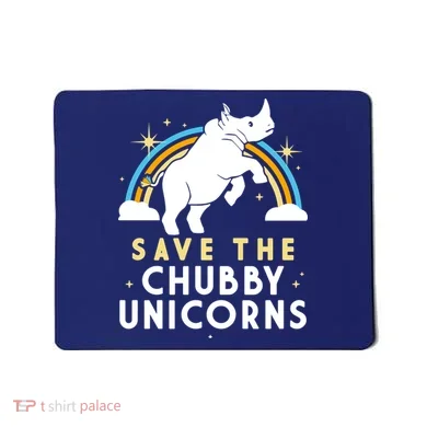 Save The Chubby Unicorns Mousepad