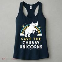 Save The Chubby Unicorns Women's Tank Top thumb 3