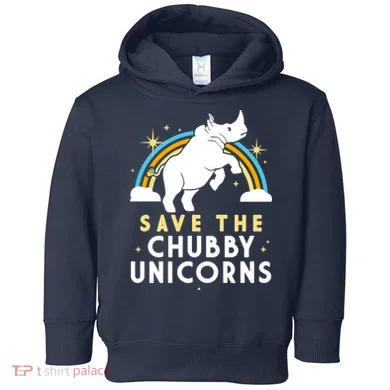 Save The Chubby Unicorns Toddler Hoodie
