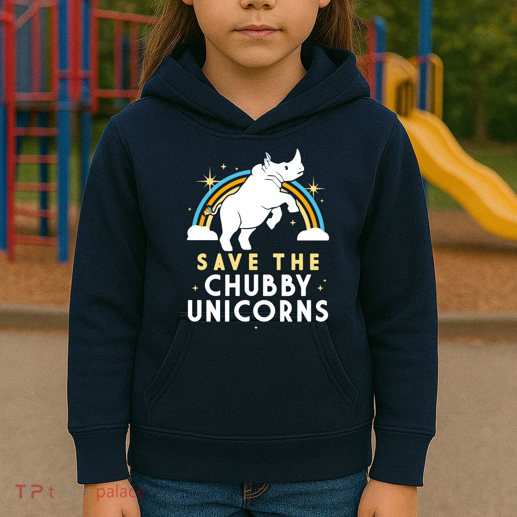Save The Chubby Unicorns Kids Hoodie