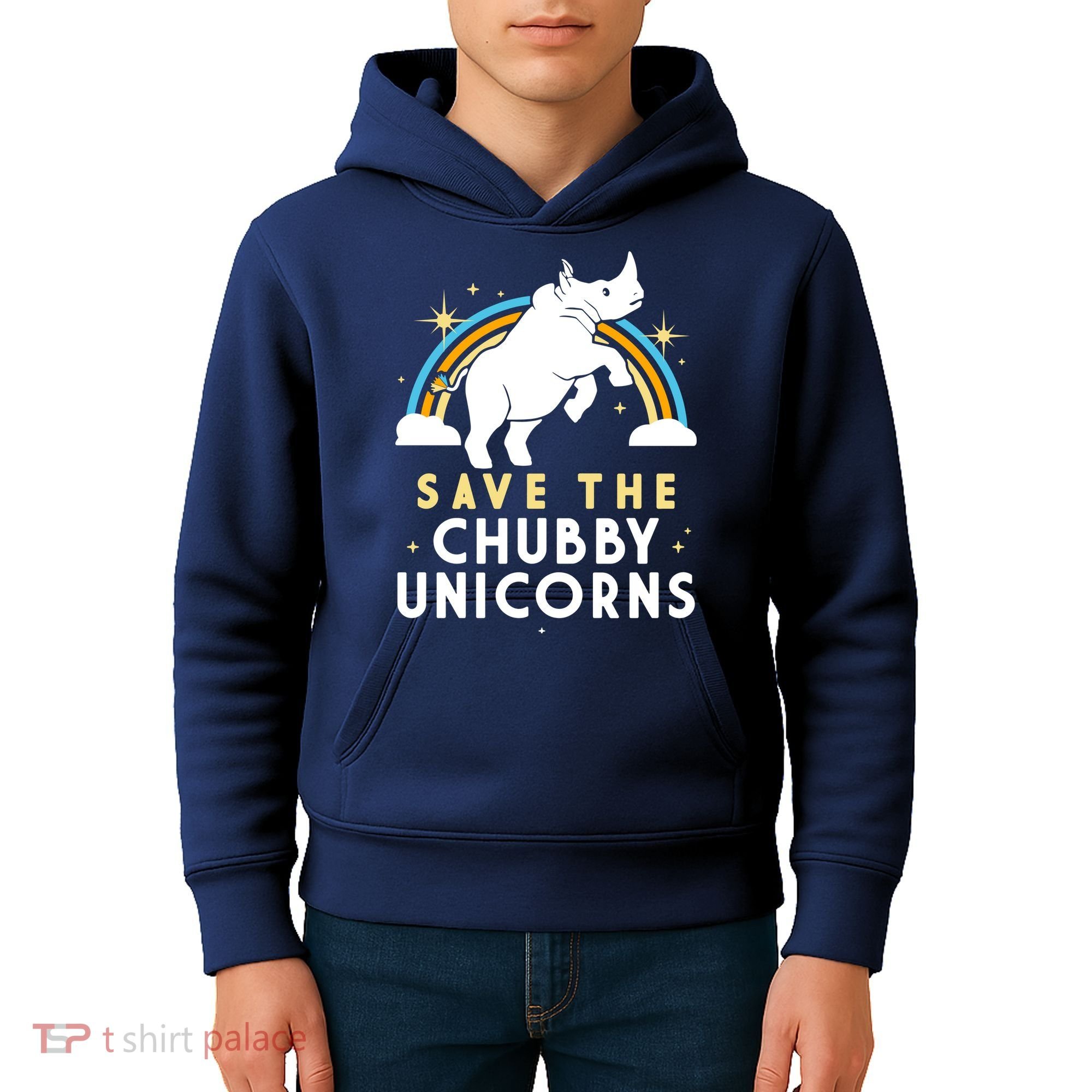 Save The Chubby Unicorns Kids Hoodie