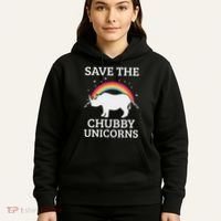 Save The Chubby Unicorns Rhino Rainbow Hoodie thumb 5