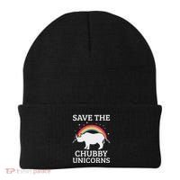 Save The Chubby Unicorns Rhino Rainbow Beanie thumb 0