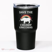 Save The Chubby Unicorns Rhino Rainbow Tumbler thumb 0
