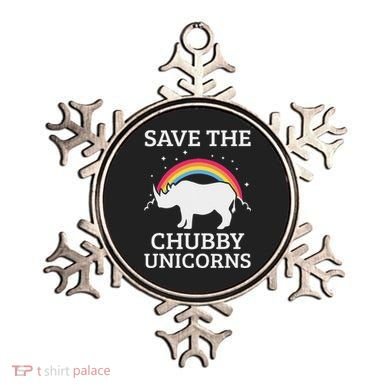 Save The Chubby Unicorns Rhino Rainbow Ornament
