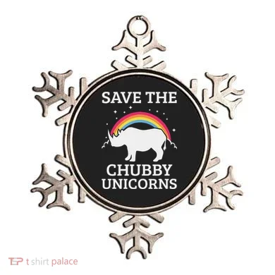 Save The Chubby Unicorns Rhino Rainbow Ornament