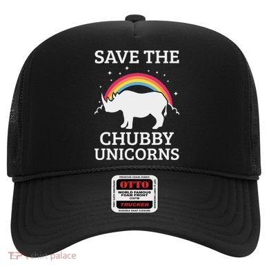 Save The Chubby Unicorns Rhino Rainbow Hat