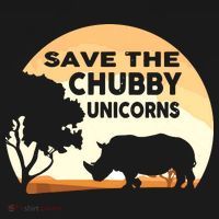 Save The Chubby Unicorns Fat Rhino Funny Backpack thumb 2