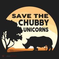 Save The Chubby Unicorns Fat Rhino Funny Tumbler thumb 3