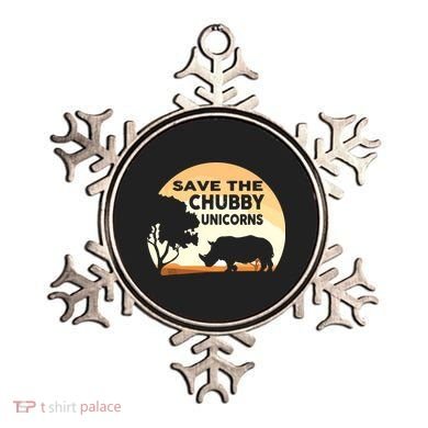 Save The Chubby Unicorns Fat Rhino Funny Ornament