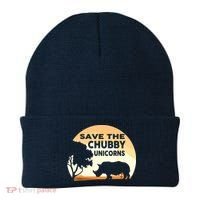 Save The Chubby Unicorns Fat Rhino Funny Beanie thumb 0