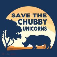 Save The Chubby Unicorns Fat Rhino Funny Women's Tank Top thumb 5