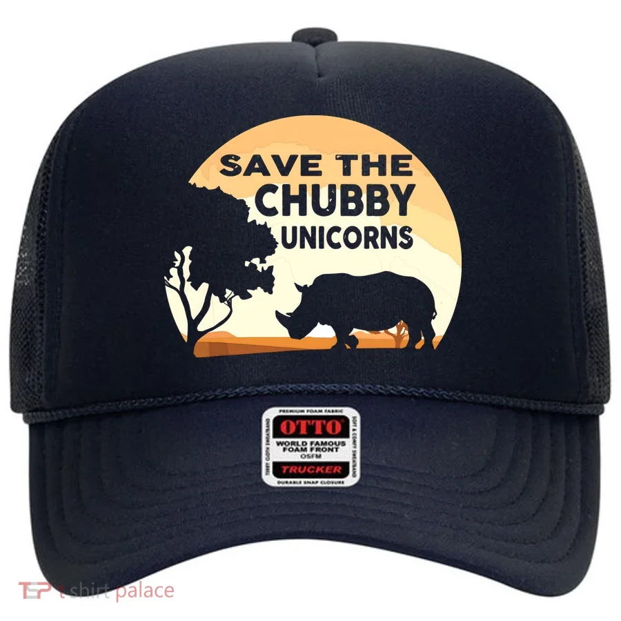 Save The Chubby Unicorns Fat Rhino Funny Hat