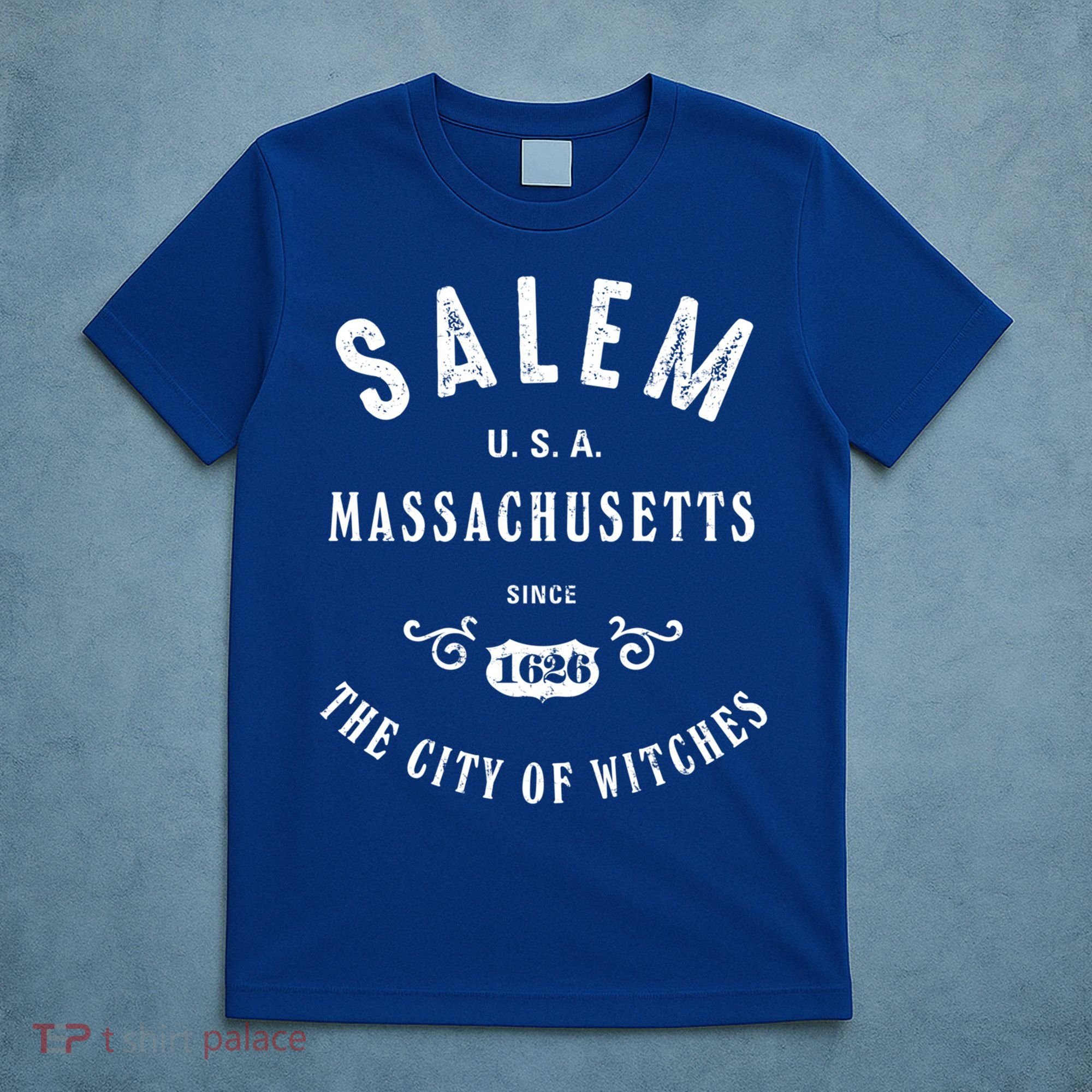 Salem The City Of Witches Massachusetts Vintage Gift T-Shirt