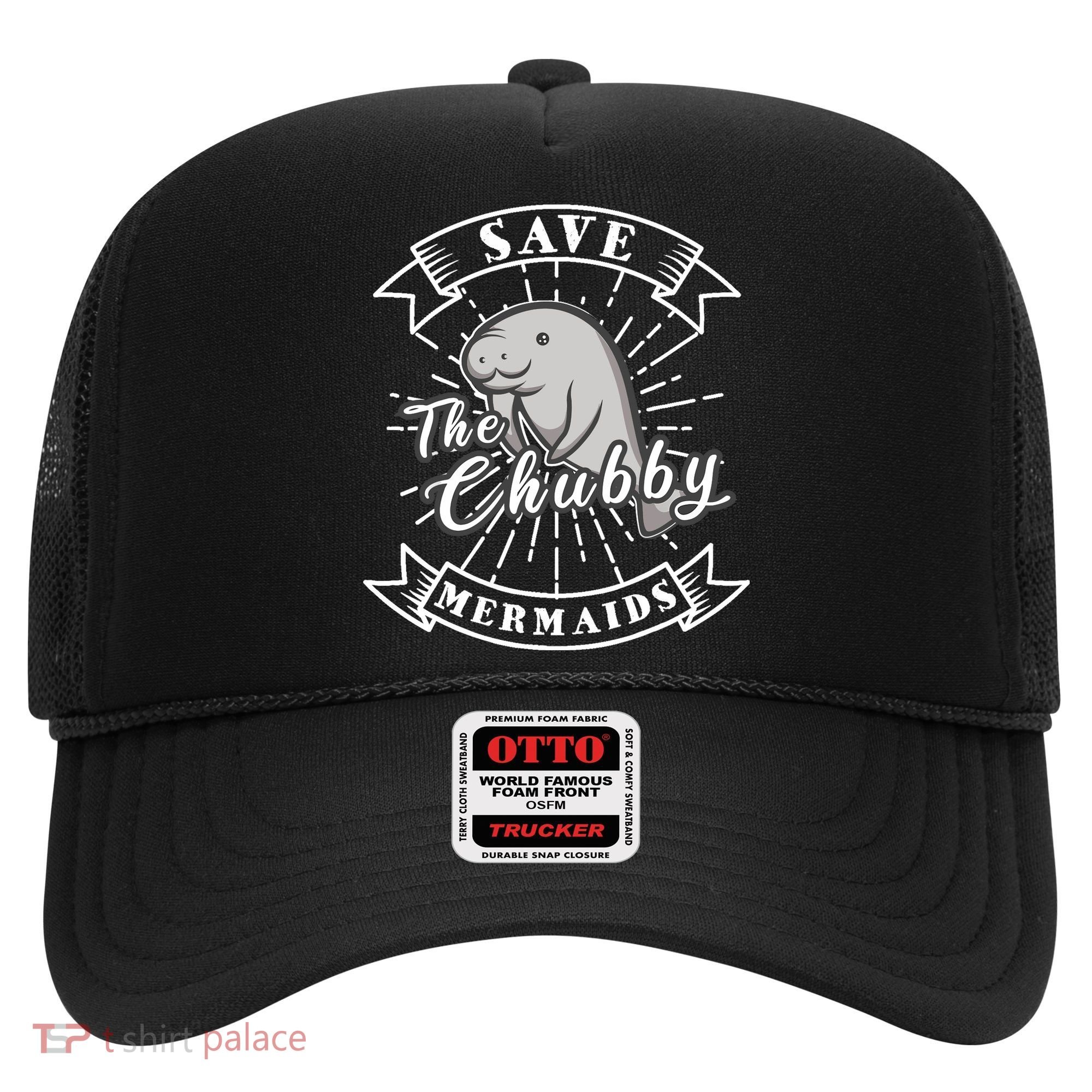 Save The Chubby Manatee Funny Sea Cow Gift Mermaid Hat