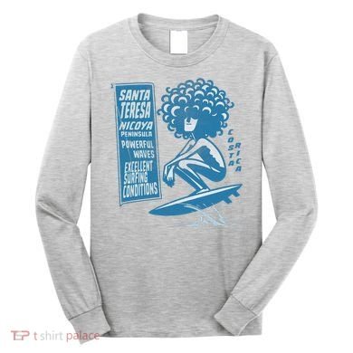Santa Teresa Costa Rica Surf Break. Long Sleeve Shirt