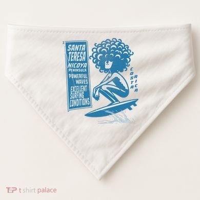 Santa Teresa Costa Rica Surf Break. USA-Made Doggie Bandana