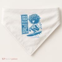 Santa Teresa Costa Rica Surf Break. USA-Made Doggie Bandana thumb 0