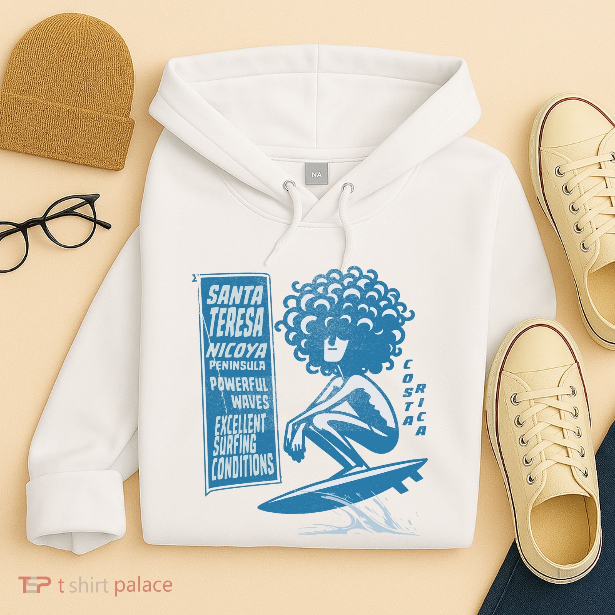 Santa Teresa Costa Rica Surf Break. Hoodie