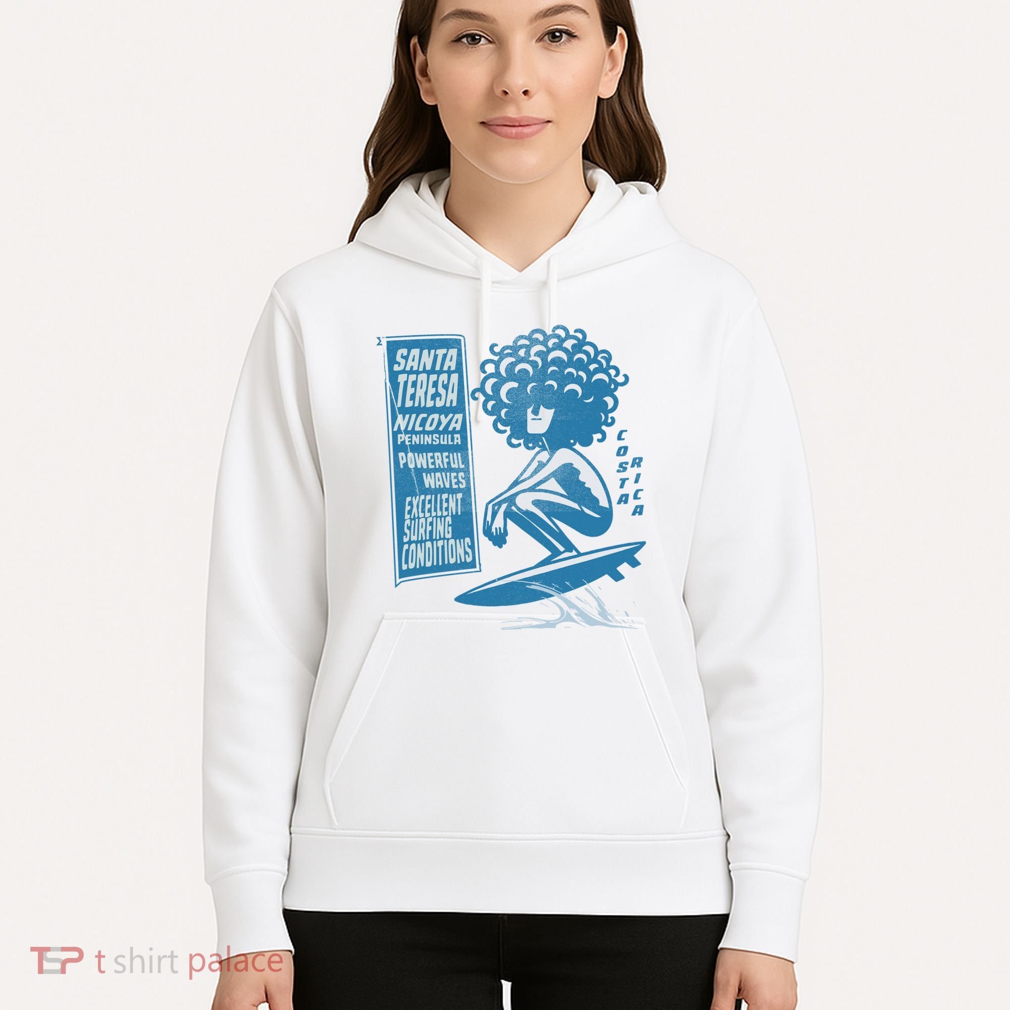 Santa Teresa Costa Rica Surf Break. Hoodie