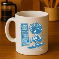 Santa Teresa Costa Rica Surf Break. Coffee Mug thumb 4