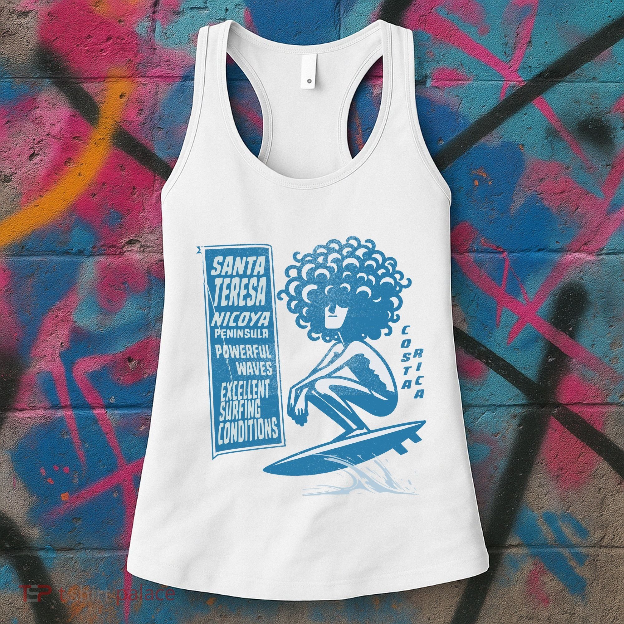 Santa Teresa Costa Rica Surf Break. Women's Tank Top