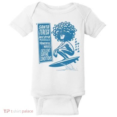 Santa Teresa Costa Rica Surf Break. Baby Bodysuit