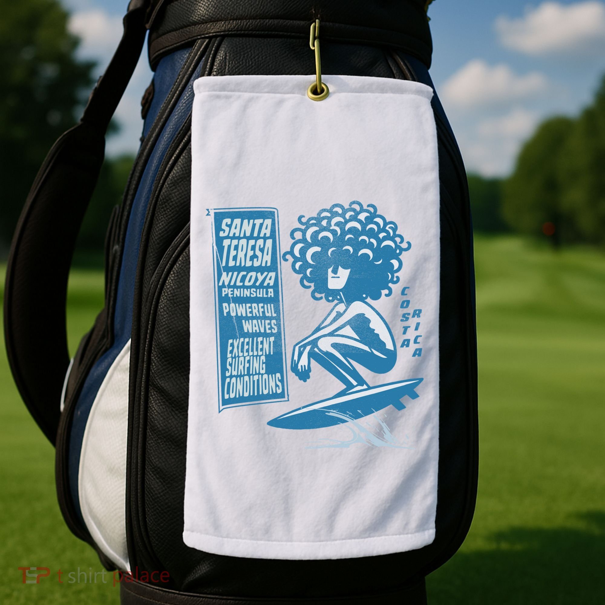 Santa Teresa Costa Rica Surf Break. Golf Towel