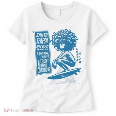 Santa Teresa Costa Rica Surf Break. Women's T-Shirt