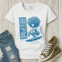 Santa Teresa Costa Rica Surf Break. Women's T-Shirt thumb 3