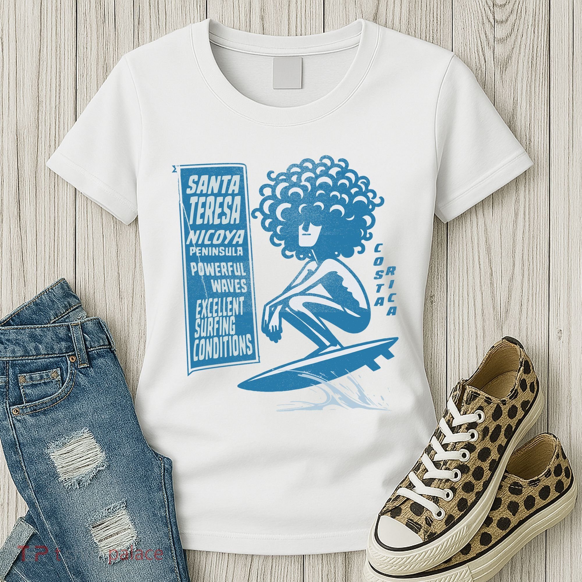 Santa Teresa Costa Rica Surf Break. Women's T-Shirt