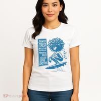 Santa Teresa Costa Rica Surf Break. Women's T-Shirt thumb 4