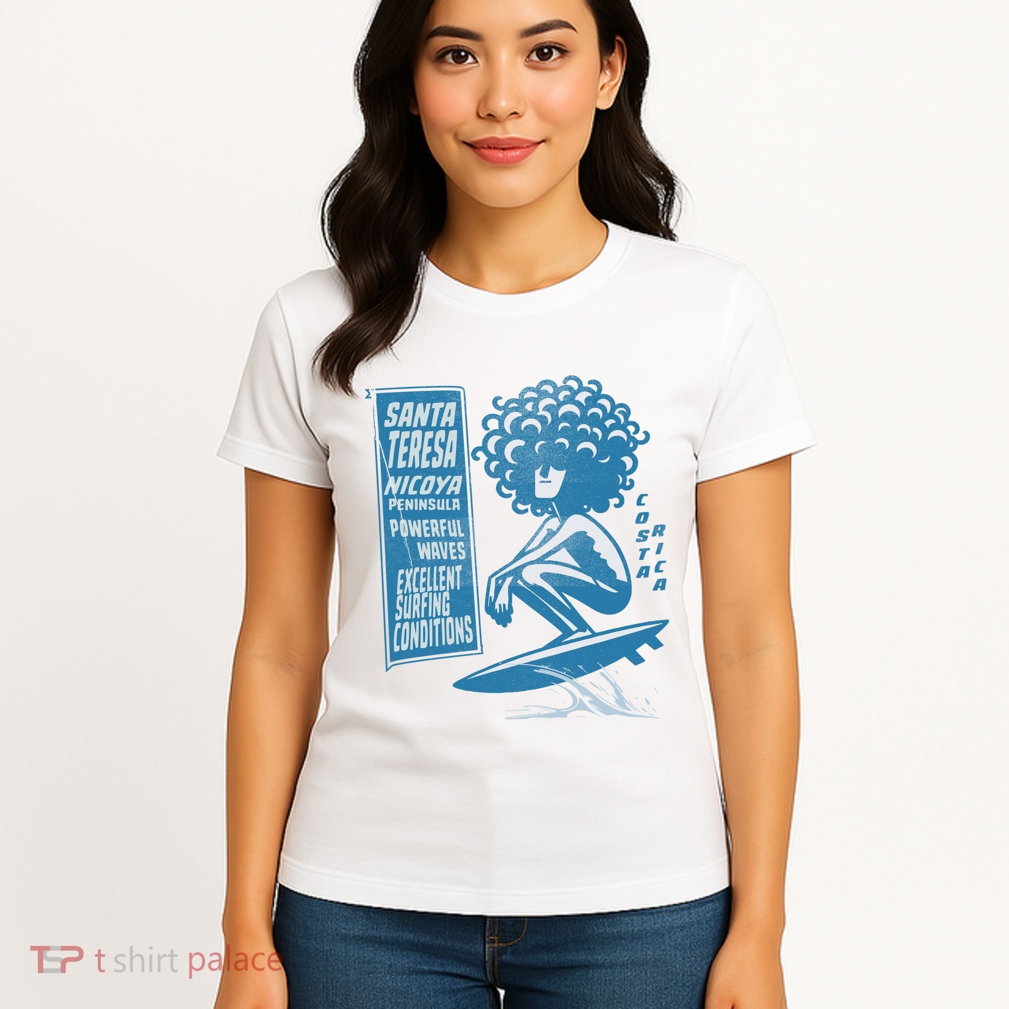 Santa Teresa Costa Rica Surf Break. Women's T-Shirt