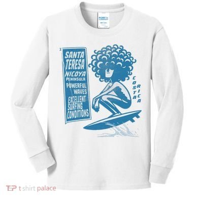 Santa Teresa Costa Rica Surf Break. Kids Long Sleeve Shirt