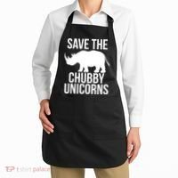 Save The Chubby Unicorn Funny Apron thumb 2