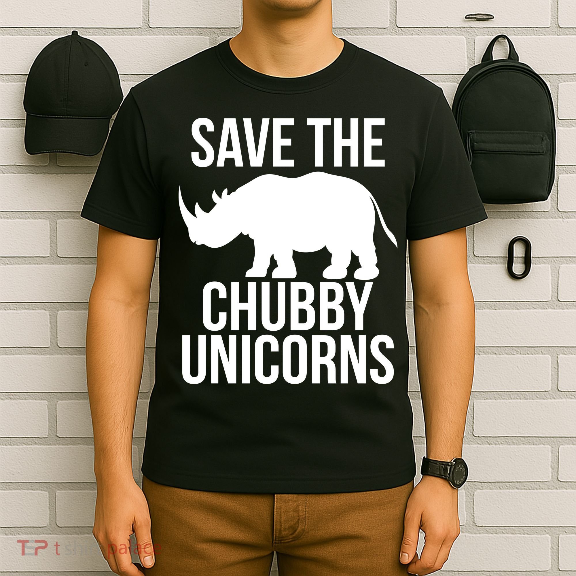 Save The Chubby Unicorn Funny T-Shirt