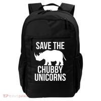 Save The Chubby Unicorn Funny Backpack thumb 0